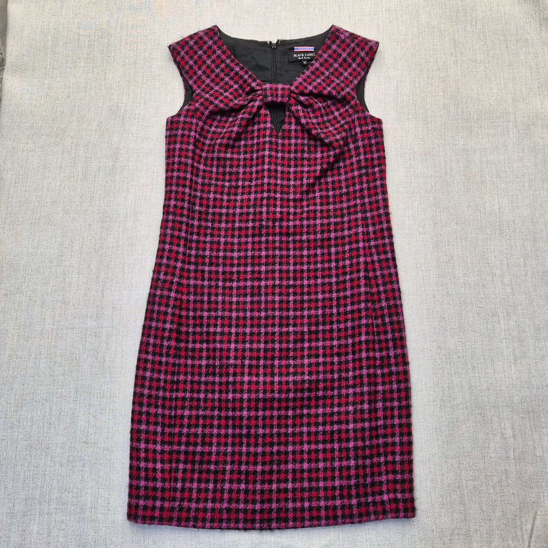 폴스미스 블랙라벨 체크 리본 원피스 상품이미지1