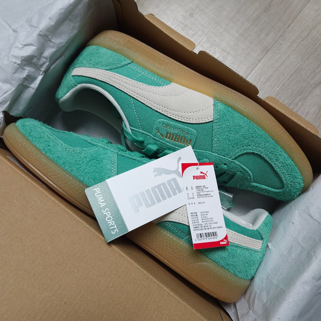 275 ) 푸마 팔레르모 빈티지 제이드 프로스트 상품이미지4