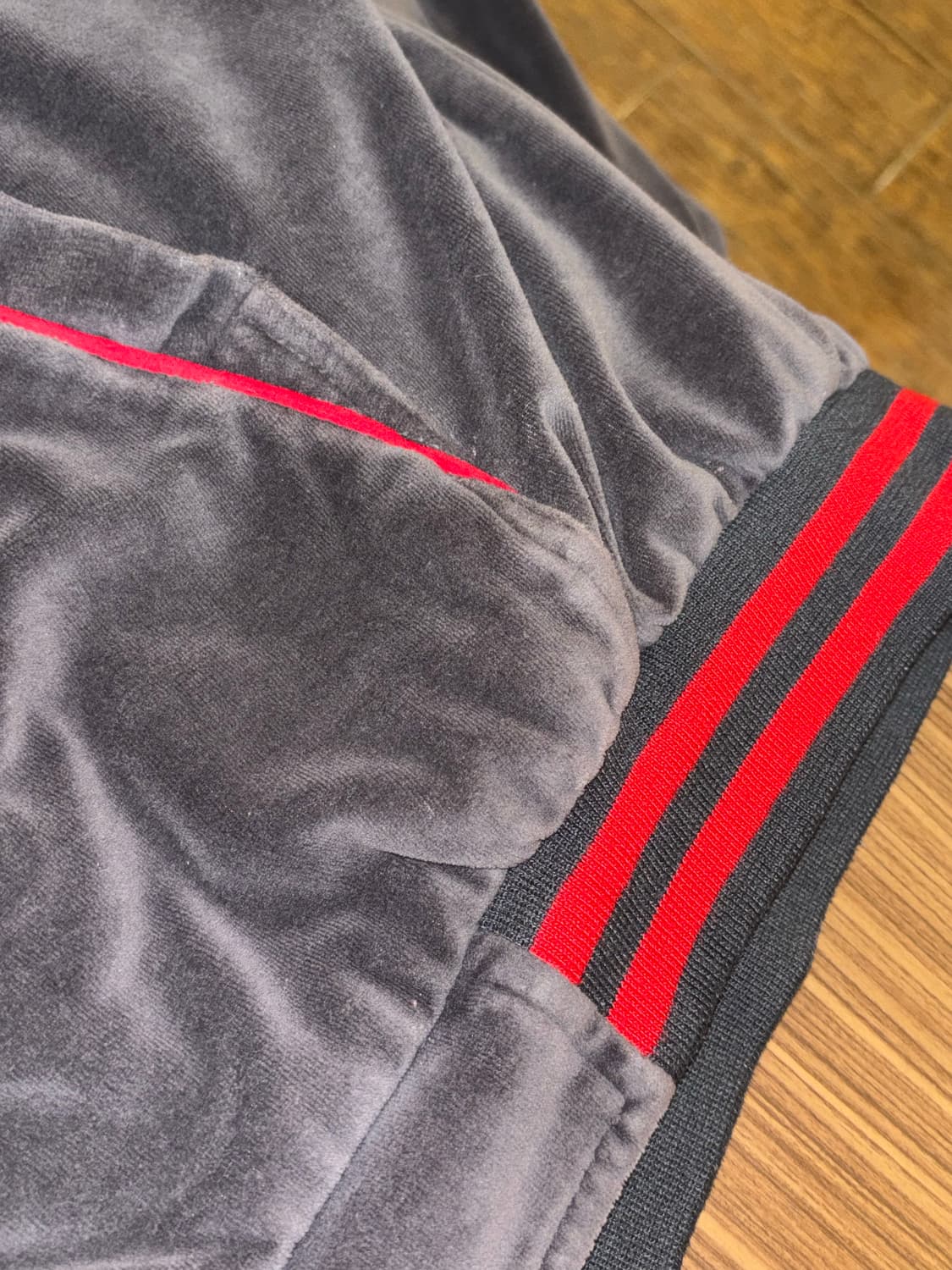 [Hi] 그레이 벨벳 져지 상품이미지4