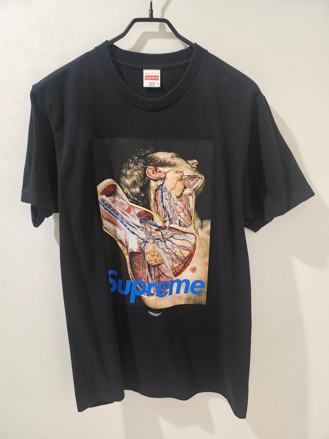 슈프림 언더커버 16FW 아나토미 해부 반팔 블랙 상품이미지2