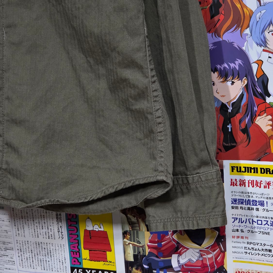 JPN 빈티지 후드 레이어드 밀리터리 셔츠 상품이미지5