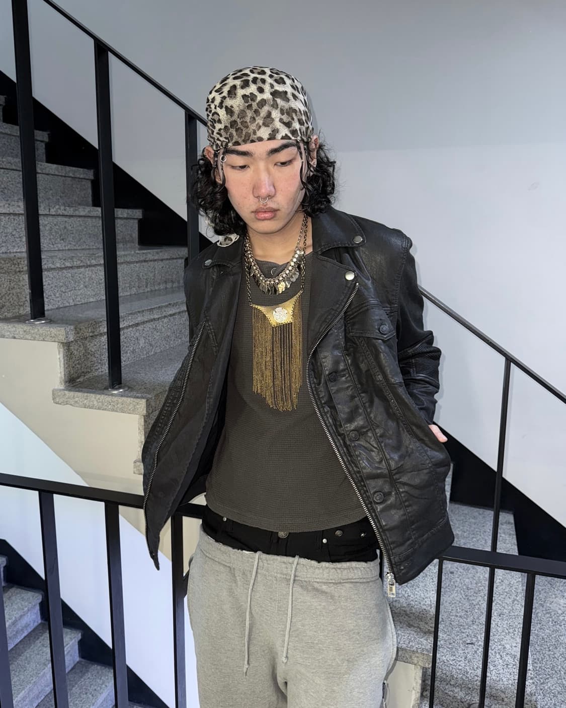 Diesel 레더 자켓 상품이미지4