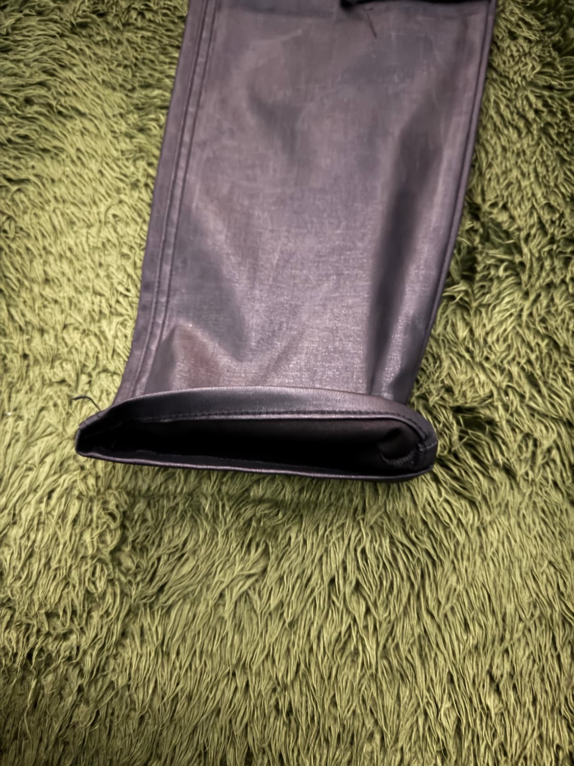 [3] 다잉브리드 X 에이징씨씨씨 피크 로고 패치 코팅 진 블랙 상품이미지8