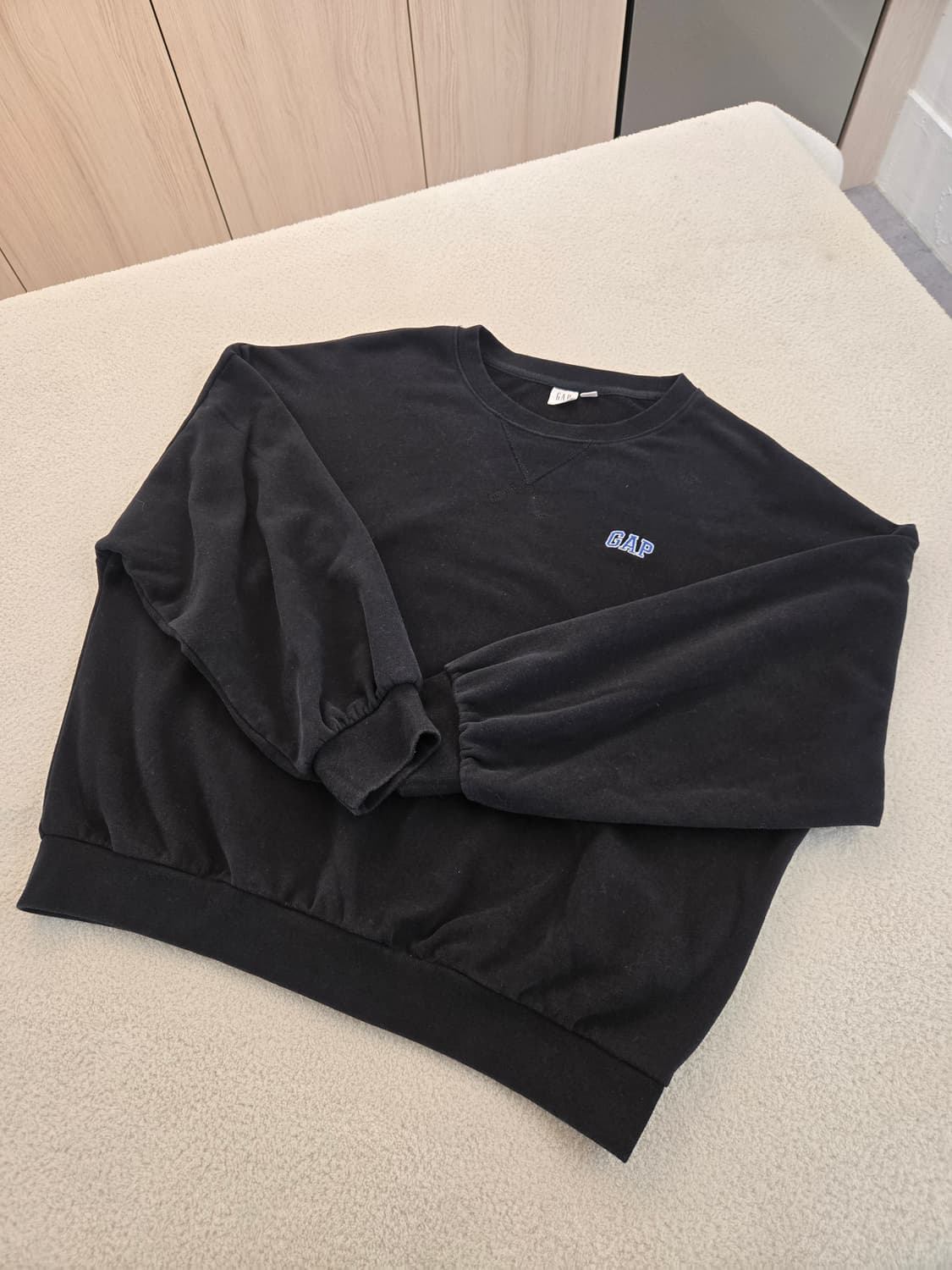 GAP 갭 블랙 맨투맨 S 상품이미지1