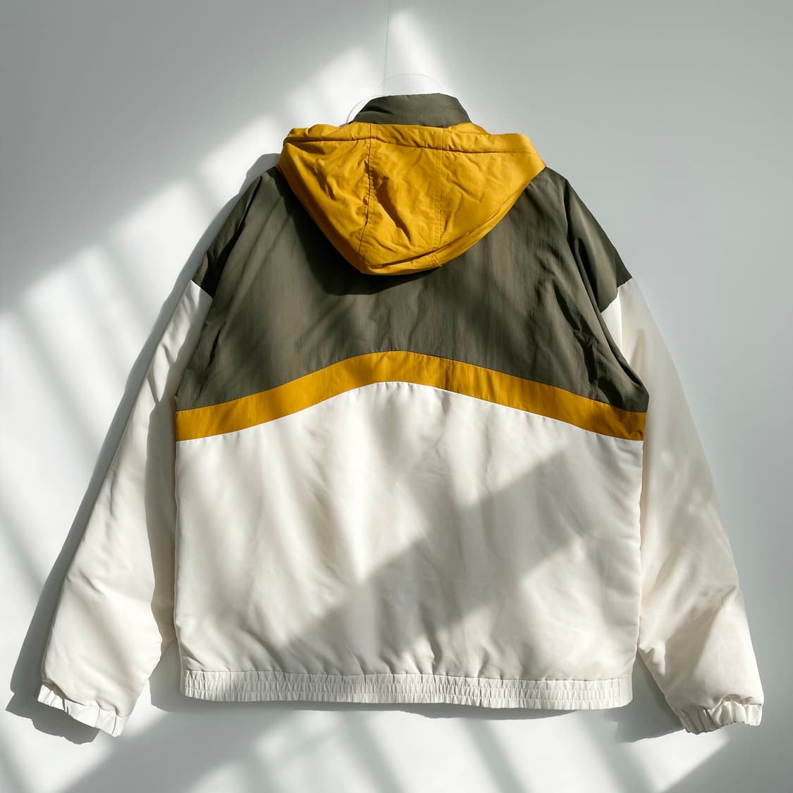 C1 반스 컬러블록 푸퍼 자켓 올리브 95사이즈 상품이미지3
