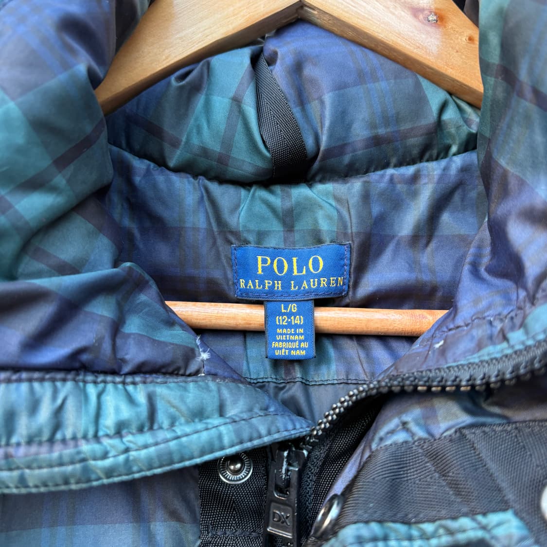 Polo 폴로 블랙와치 타탄체크 패딩 상품이미지7