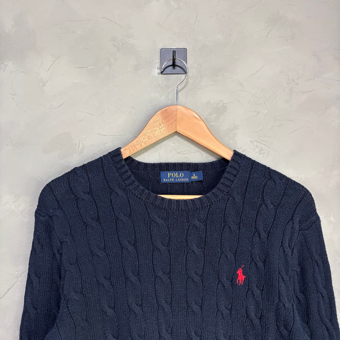 폴로 랄프로렌 꽈배기 니트 네이비 상품이미지2