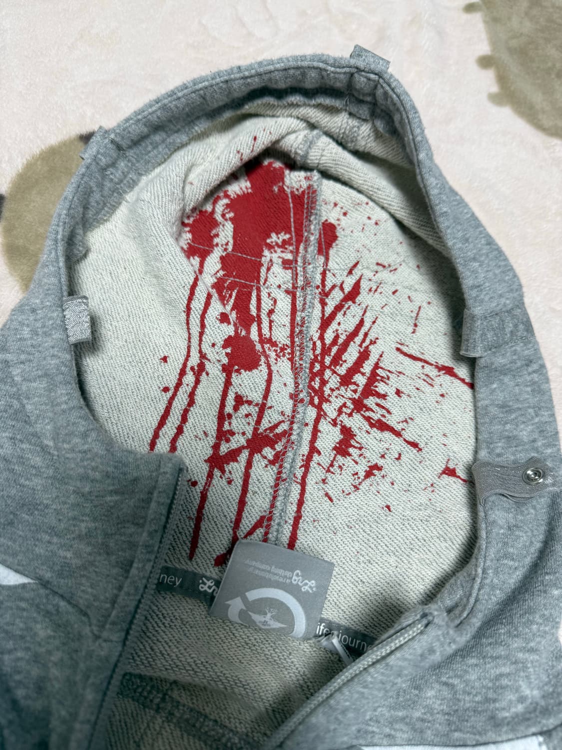 전기톱 후드집업 상품이미지3