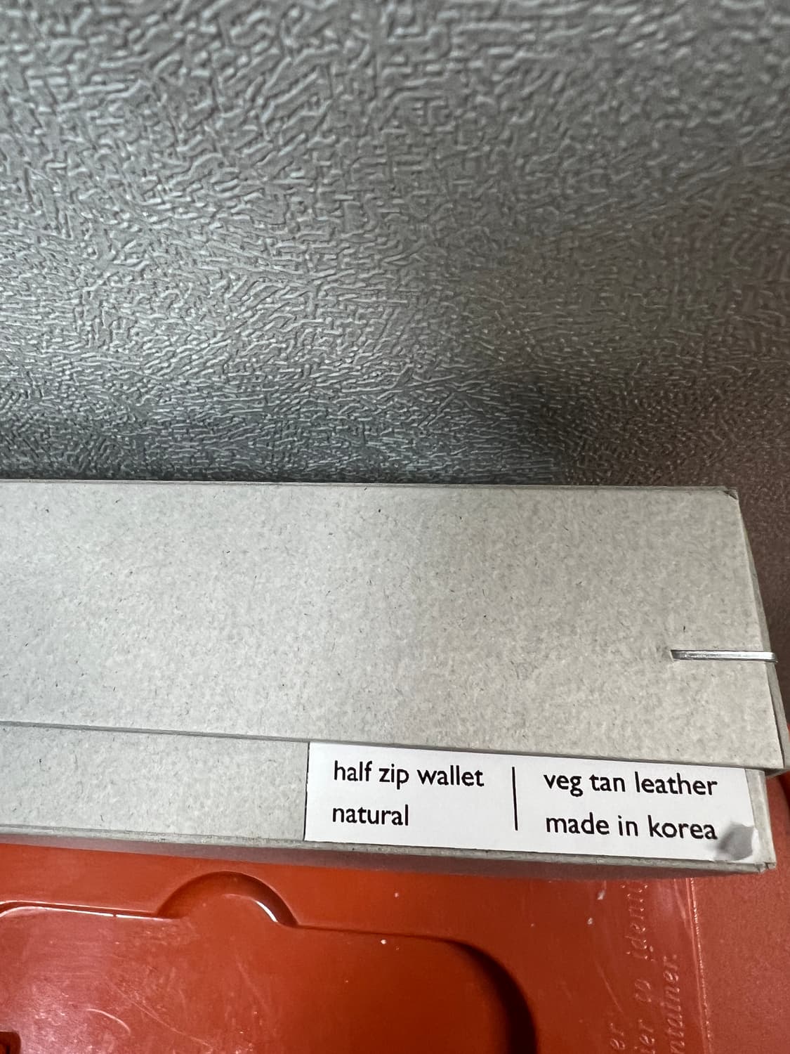 [새상품] grds 그라더스 half zip 반지갑 네츄럴 상품이미지9