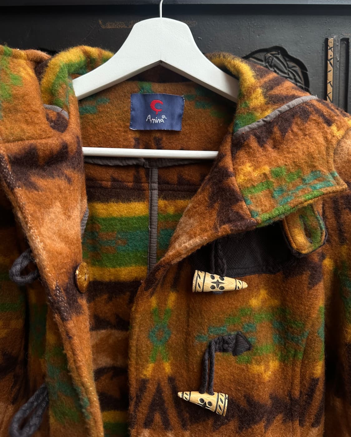 amina 후드 떡볶이 코트 상품이미지2