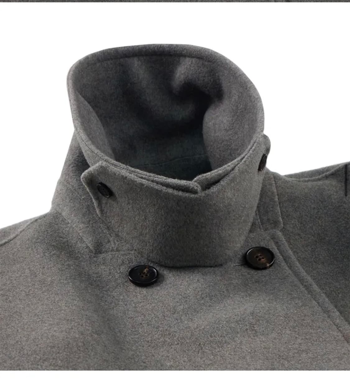 (S) 드로우핏 우먼 울 돌먼 핸드메이드 하프 코트 [M.GREY] 판매 상품이미지7