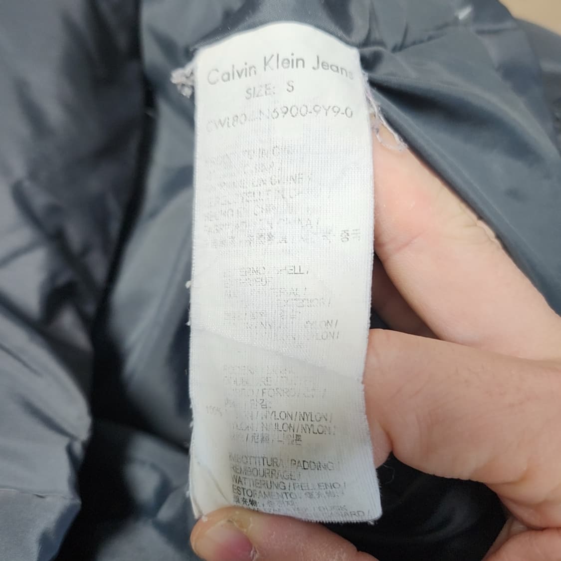 [S] 캘빈클라인 덕다운 패딩 상품이미지4