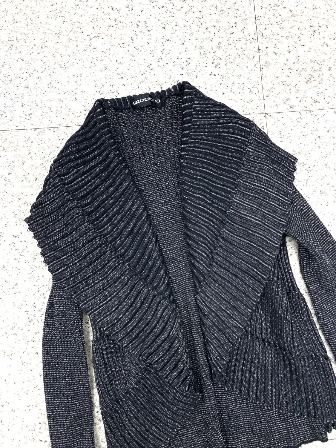 Pleated collar knit cardigan 상품이미지7
