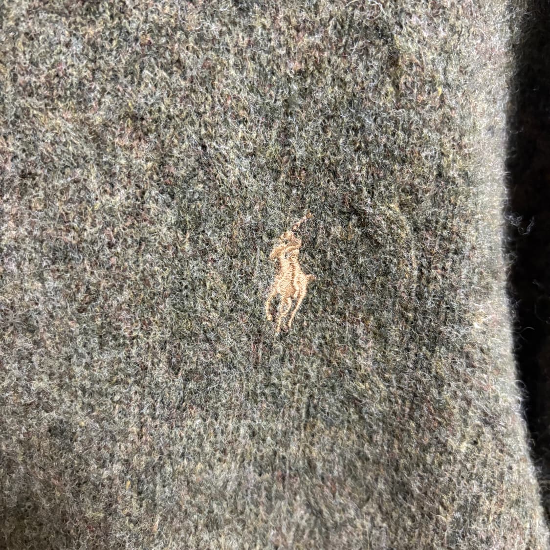 폴로 랄프로렌 램스율 케이블 니트 / 카키브라운, XL 상품이미지5