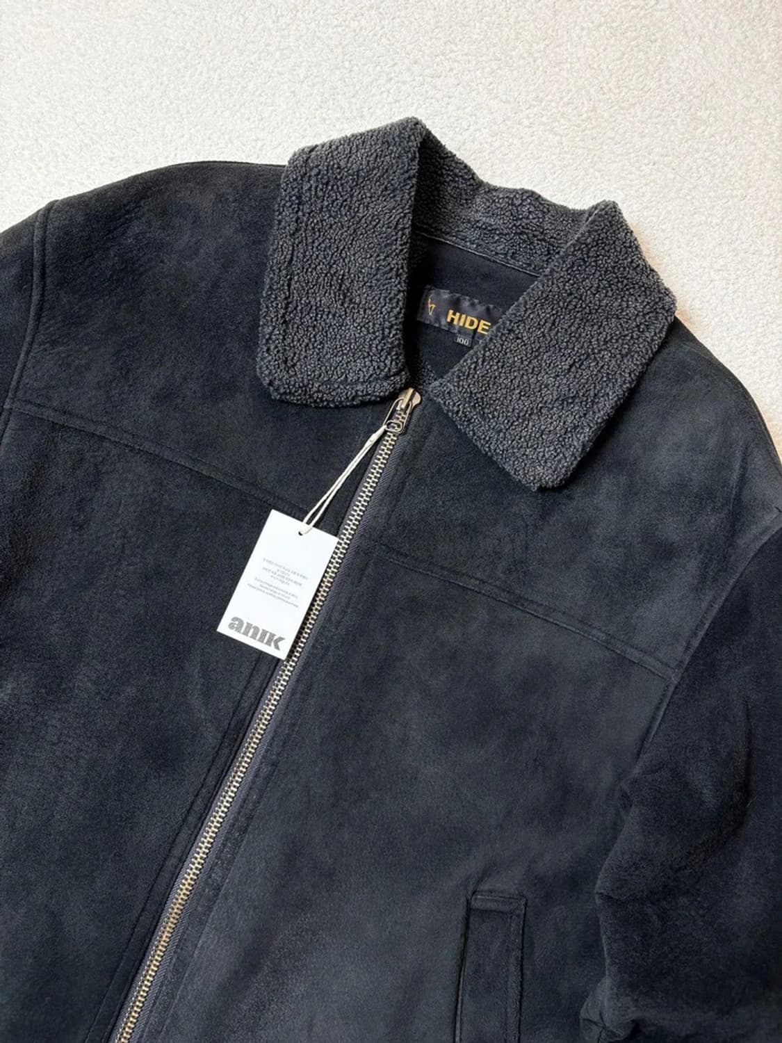 HIDE 90's 100% 돈피 스웨이드 무스탕 자켓 PN6547 상품이미지3