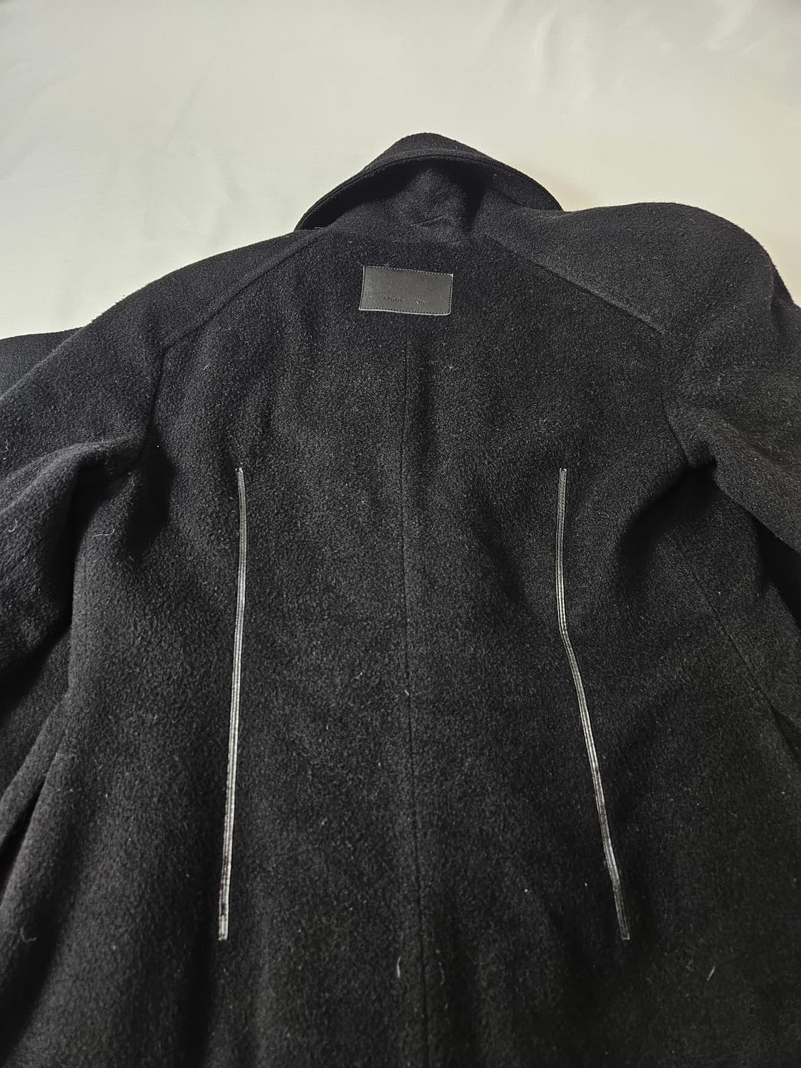 마뗑킴 레글런 울 코트 롱 자켓 블랙 Matin kim 상품이미지6