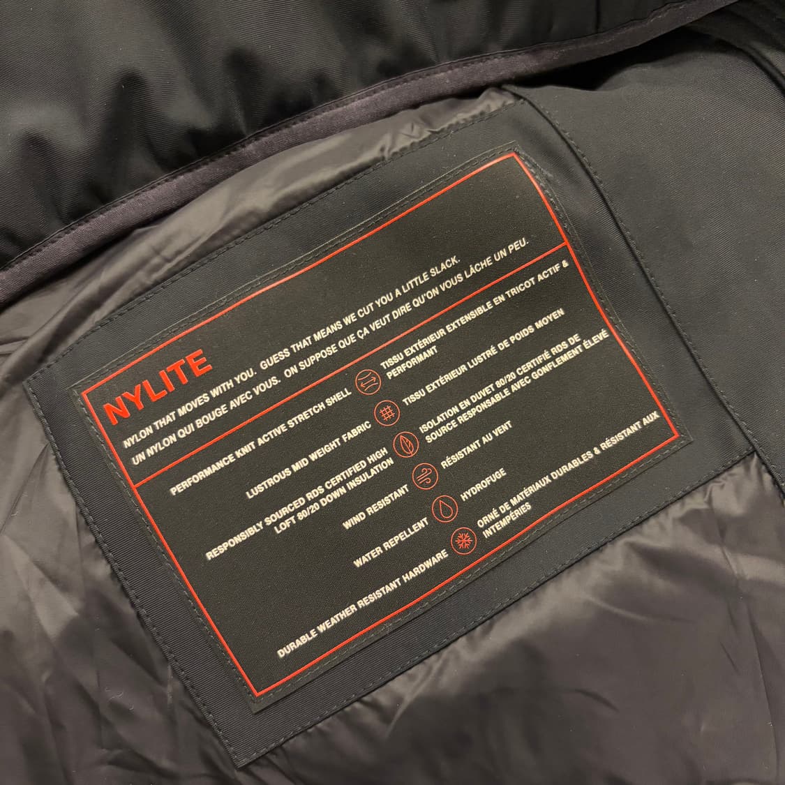 [XL] 23ss 무스너클 그레이톤 블랙 후드 패딩 점퍼 B616 상품이미지7