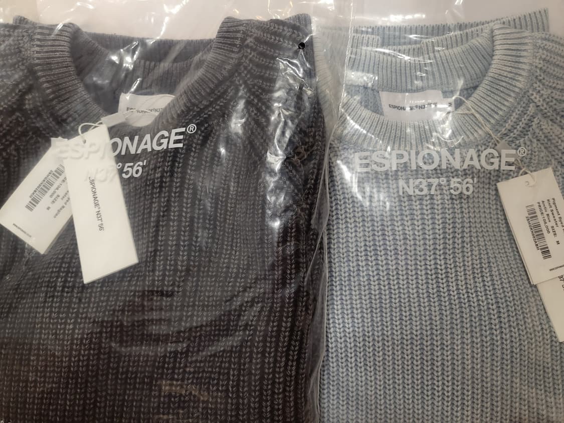택포♦️새상품♦️니트 espionage 미개봉 남성 스웨터 에스피오나지 상품이미지10
