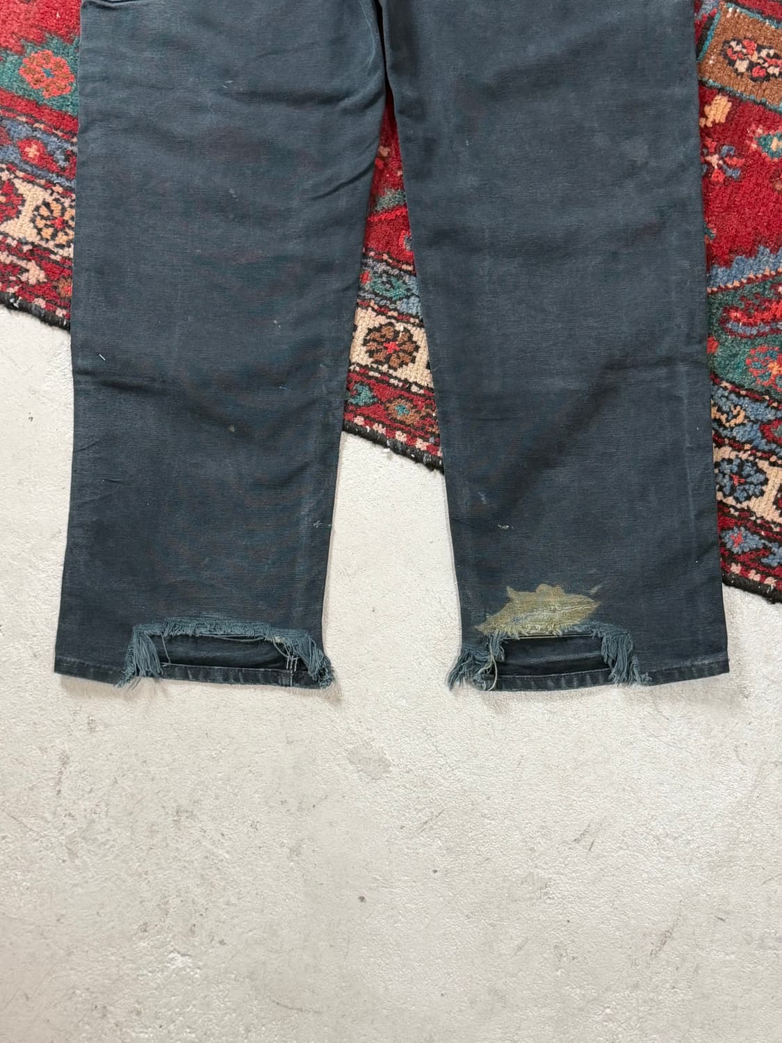 OG USA Made 칼하트 B01 더블니 블랙 칼하트 썩블니 카펜터 상품이미지8