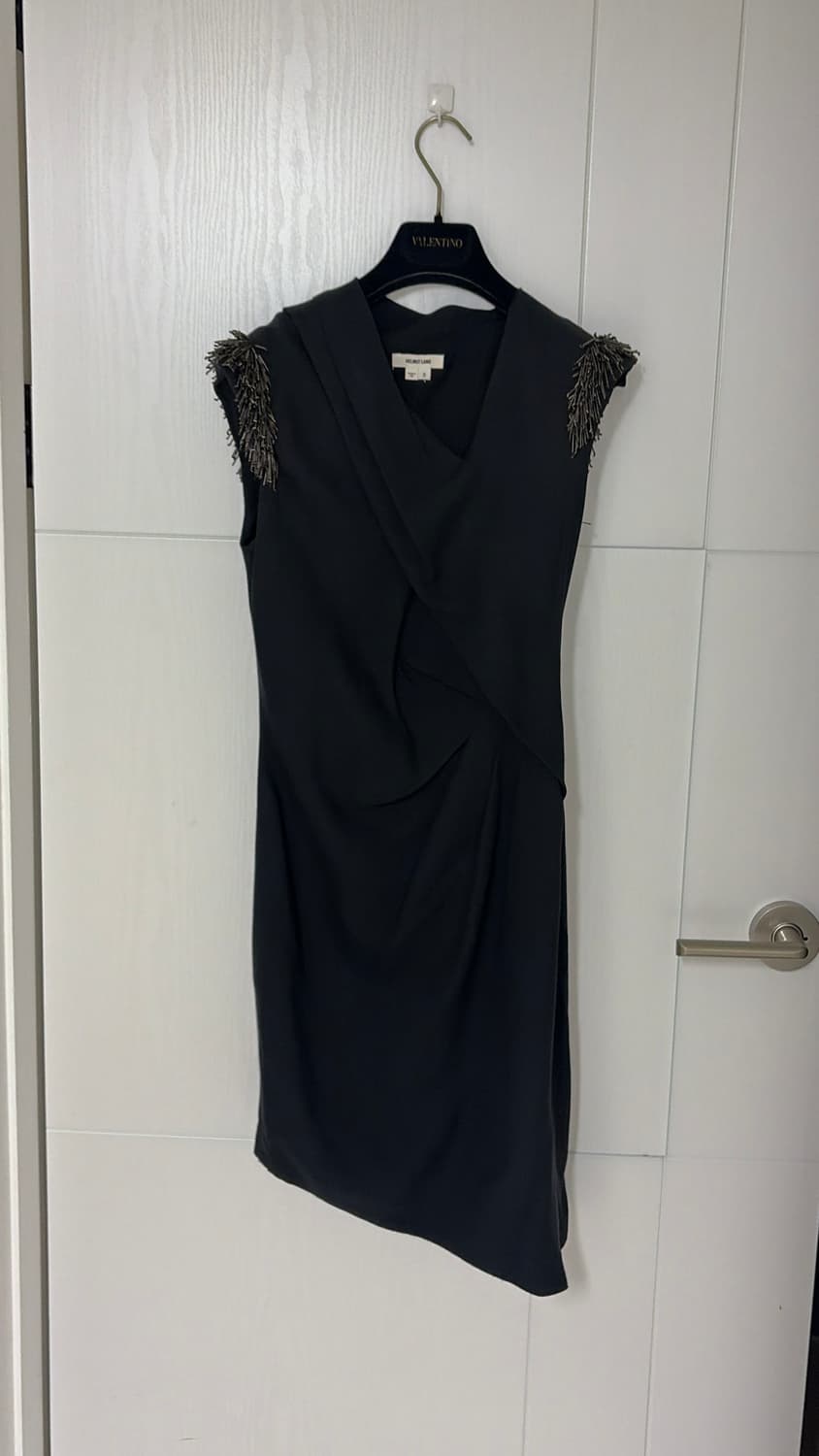  헬무트랭 기하학 원피스 44,마른55 정품  상품이미지1