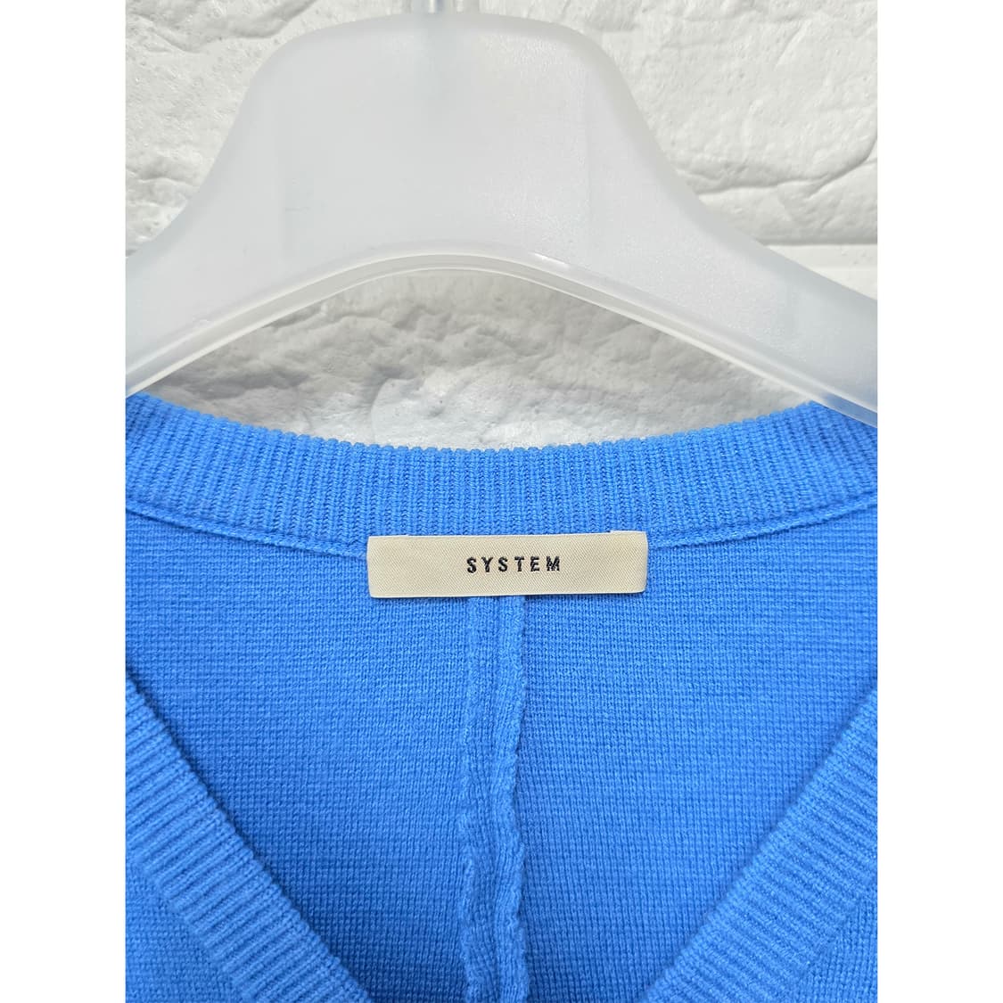 택포) 한섬 시스템 브이넥 가오리핏 니트 Free 상품이미지2