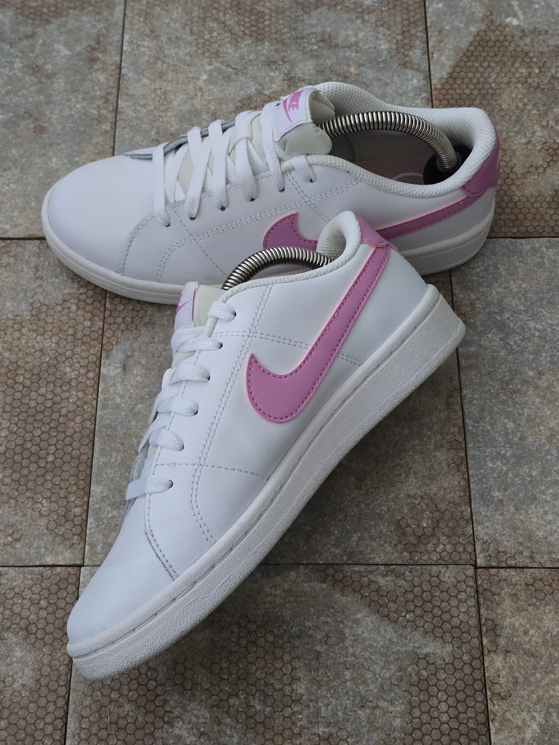 (240)나이키 코트 로얄 2 화이트 핑크 상품이미지6