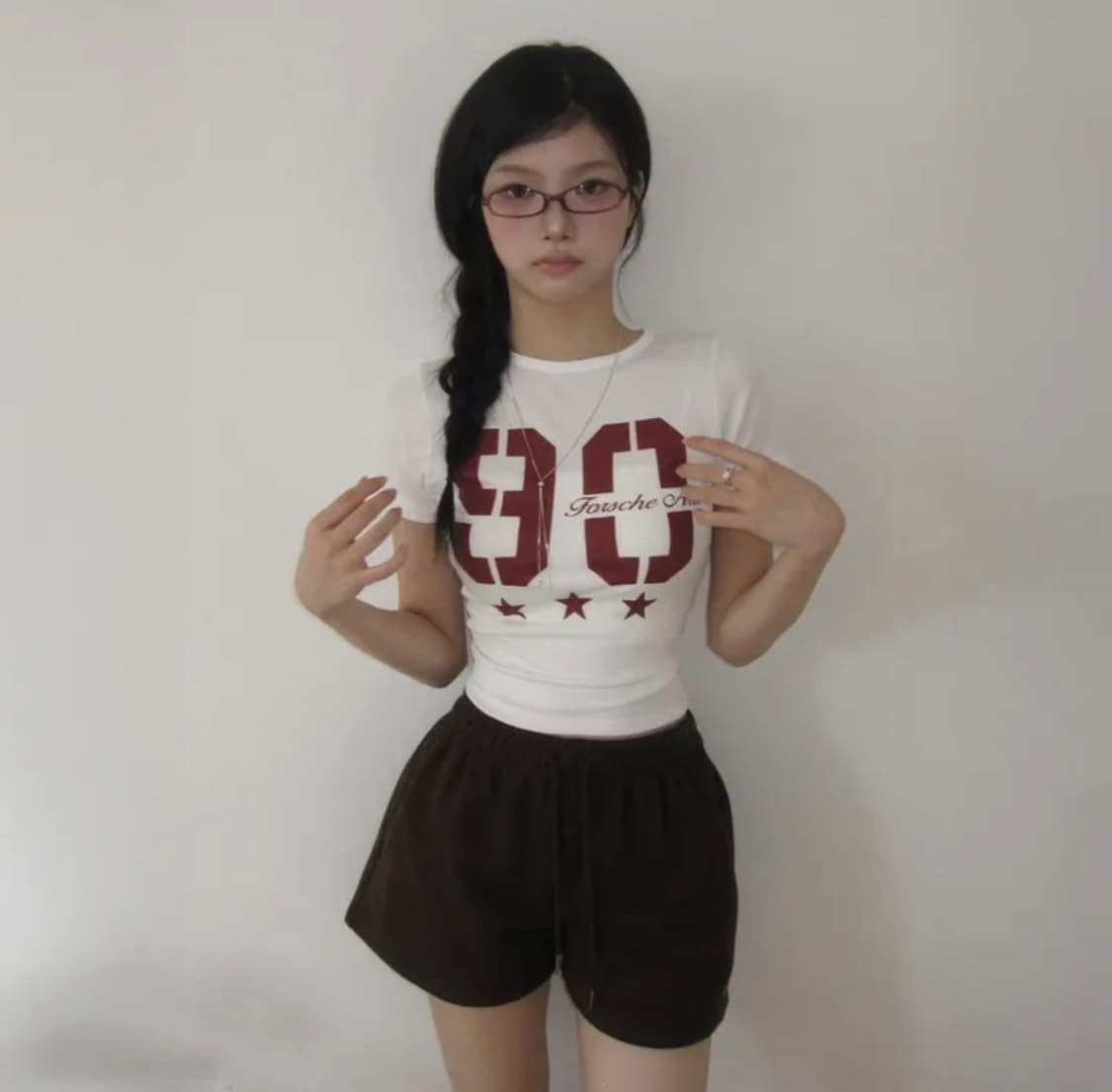 모디무드 90 별 슬림핏 반팔티 상품이미지2