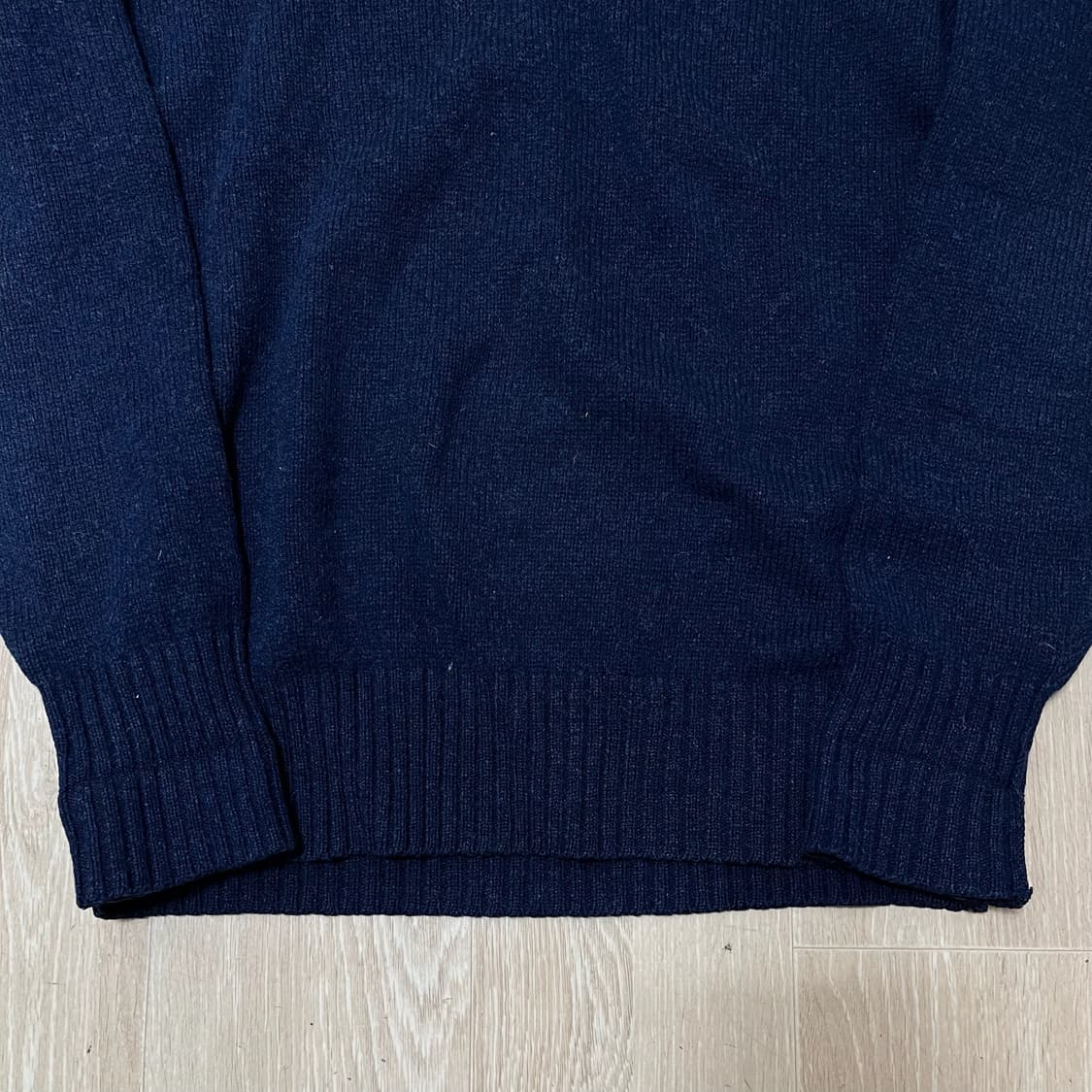 헨리코튼 골프웨어 로고 자수 브이넥 니트 [네이비] M/95 상품이미지3