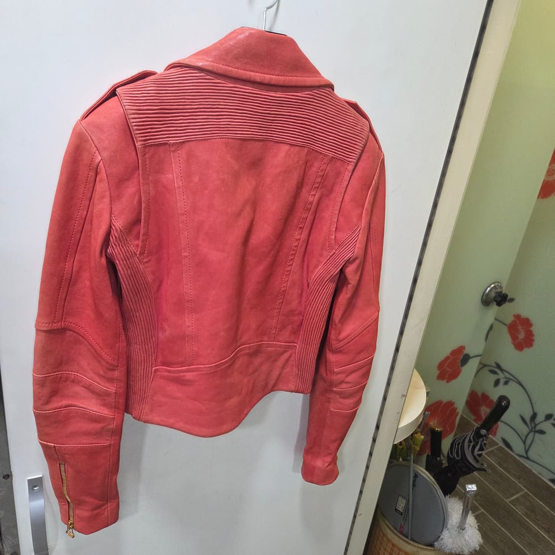 발망 가죽 라이더 자켓 상품이미지5