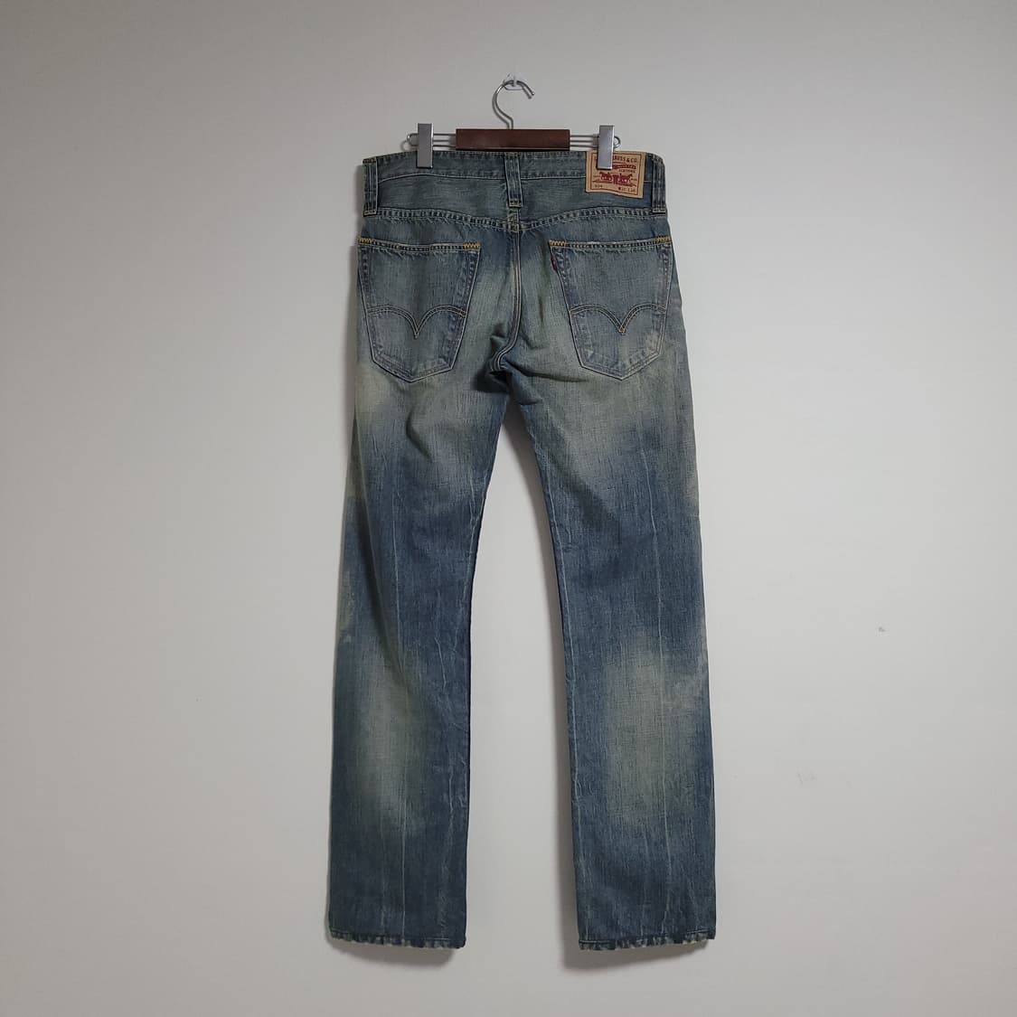 (34) LEVI'S 리바이스 504 데님 청바지 W32 L34 상품이미지4