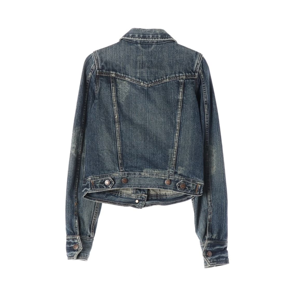 프랭키뉴욕 빈티지 워싱 크롭 데님 자켓 XS 상품이미지2