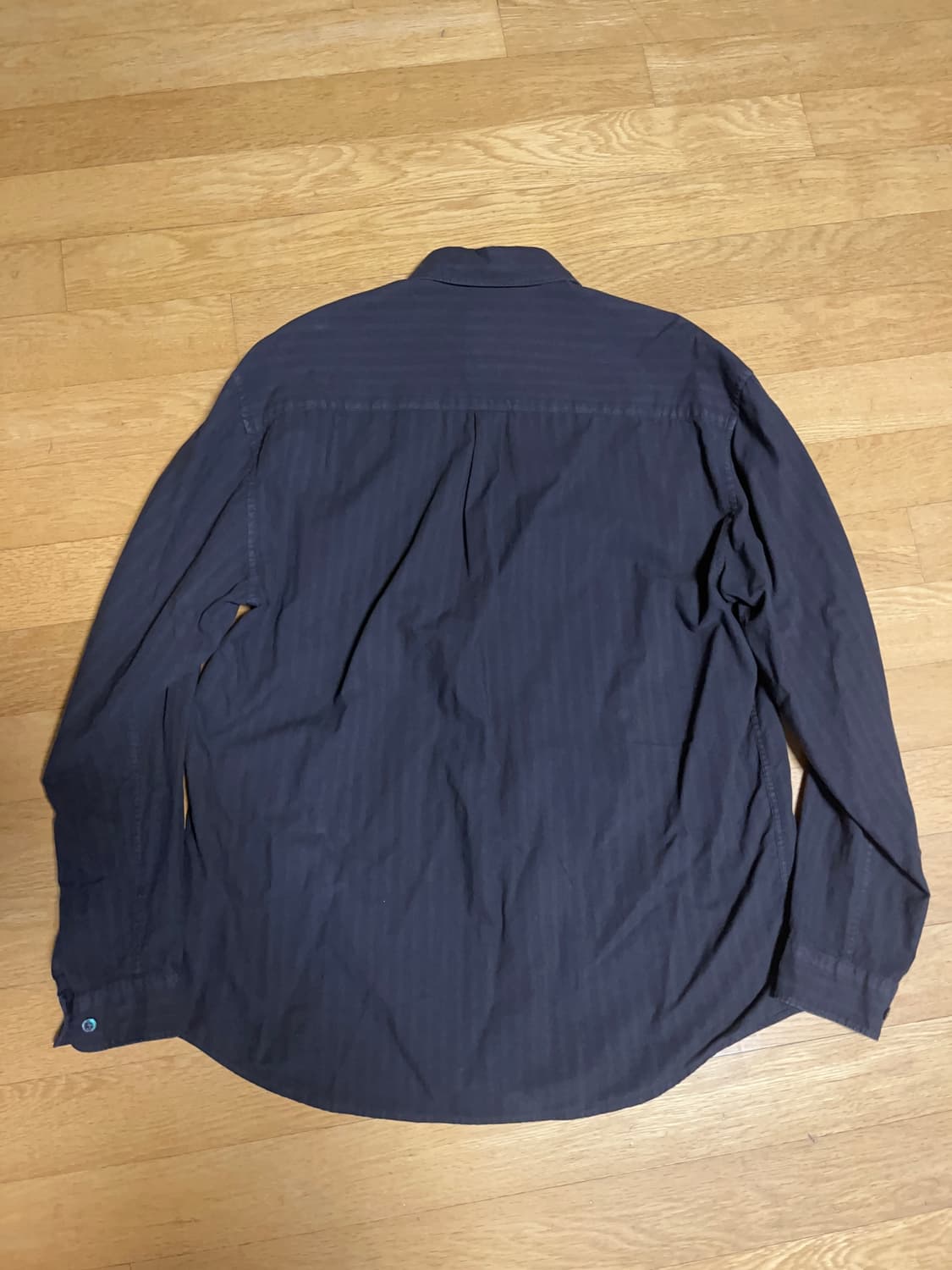 [1] 고낙 스트라이프 셔츠 퍼플 차콜 상품이미지2