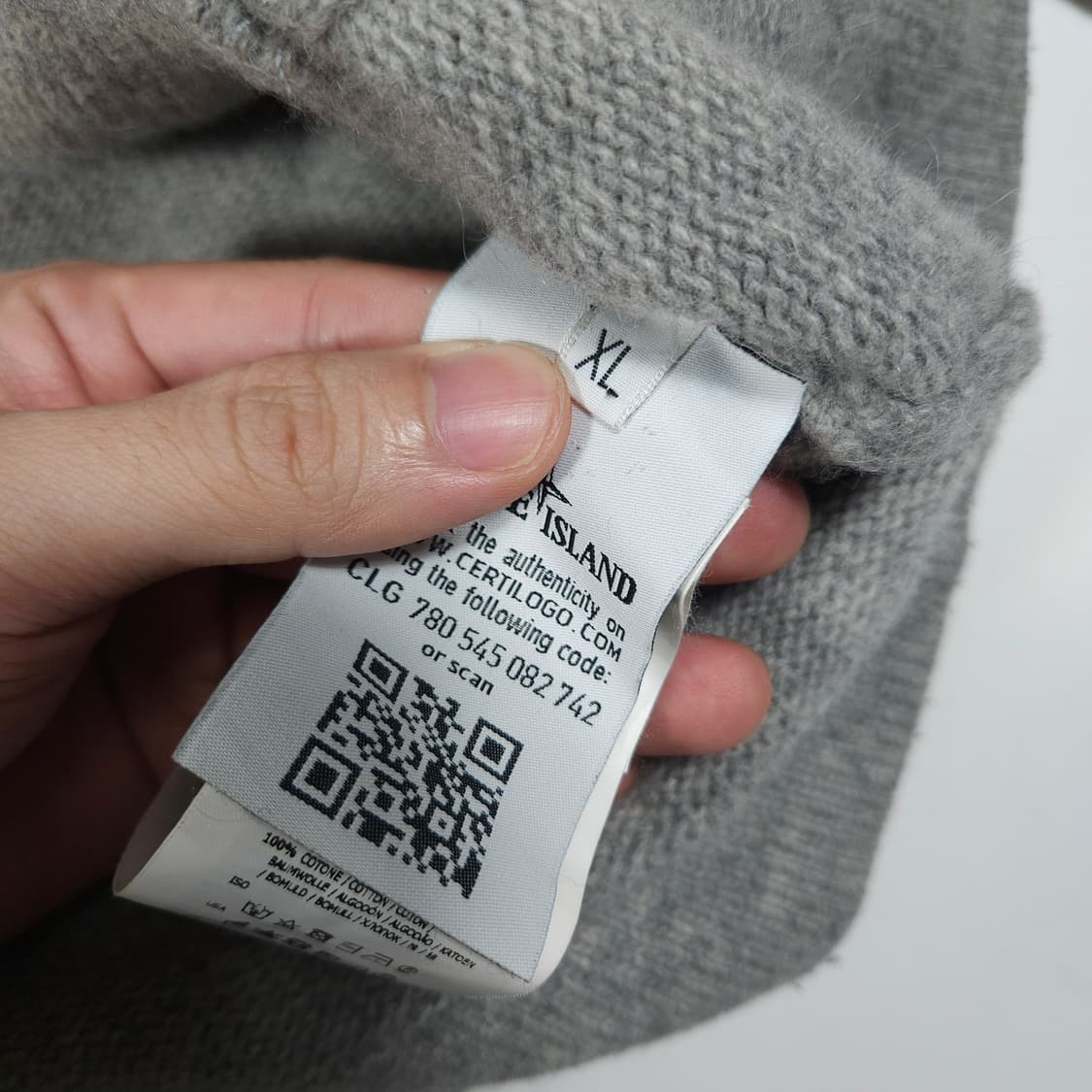 스톤아일랜드 와펜 후드 니트 상품이미지9