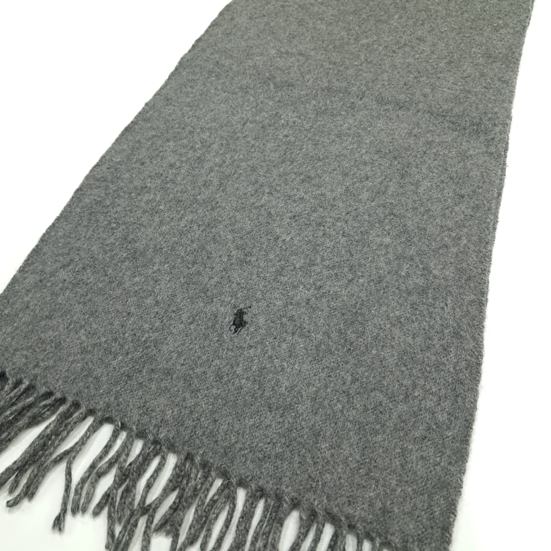 MX298 폴로 랄프로렌 그레이 캐시미어 목도리 머플러 상품이미지2