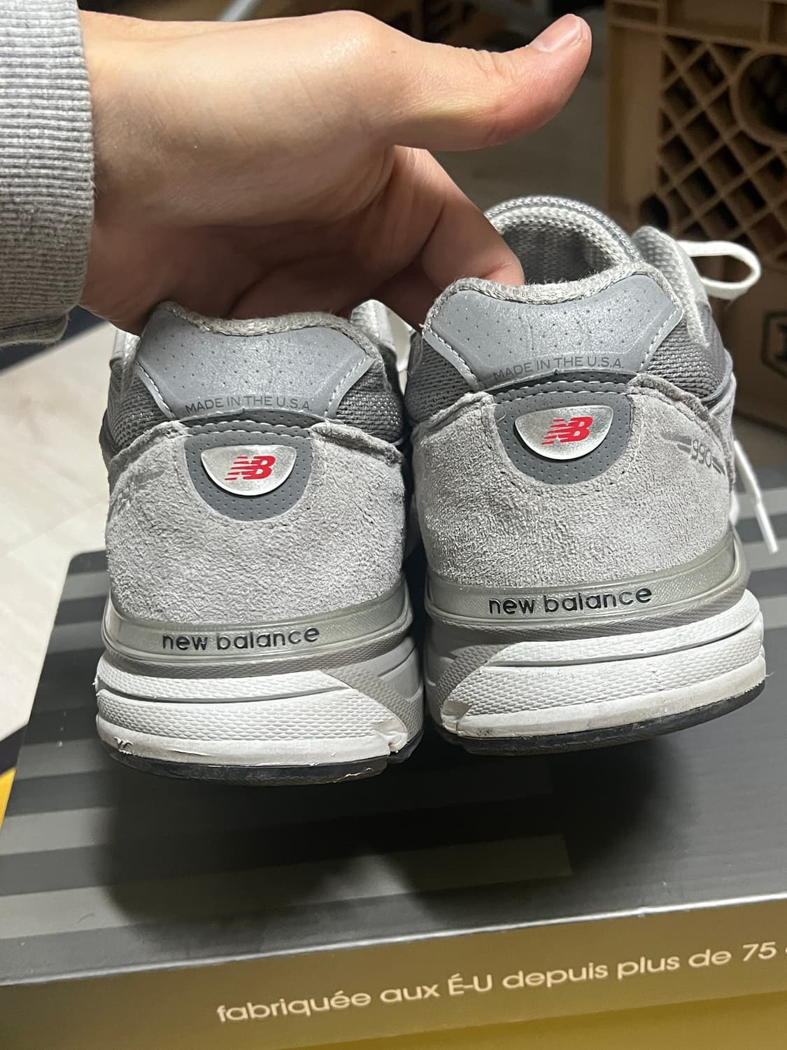 [280] 뉴발란스 990v4 메이드 인 USA 그레이 실버 상품이미지2