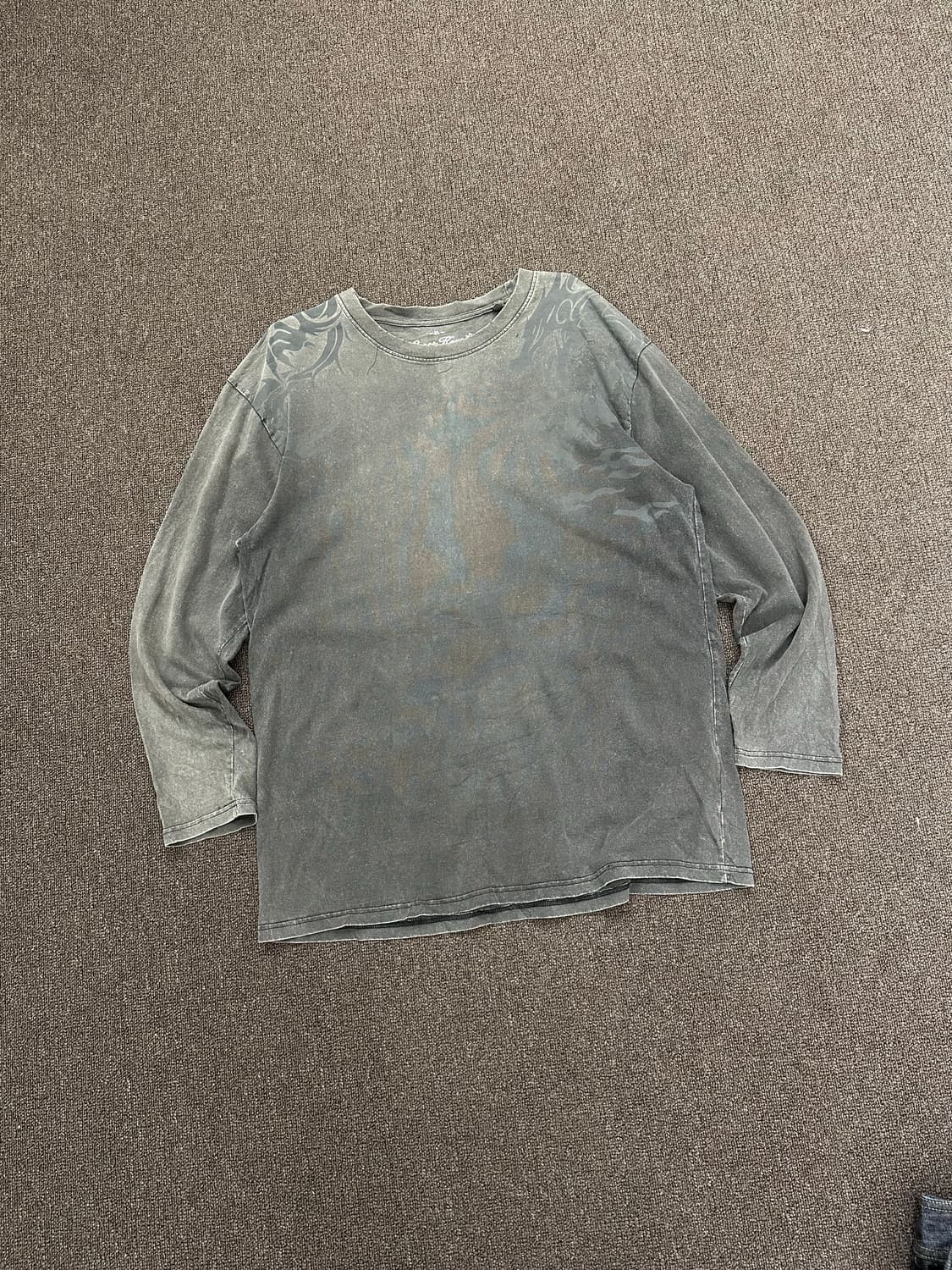 3L)Japanese vintage 드래곤 프린팅 롱슬리브 상품이미지3