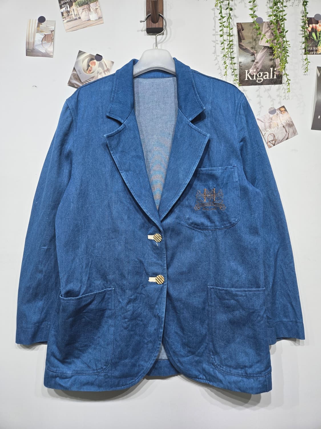 에르노 데님 자켓 & 바지 세트 정장 셋업 상품이미지3