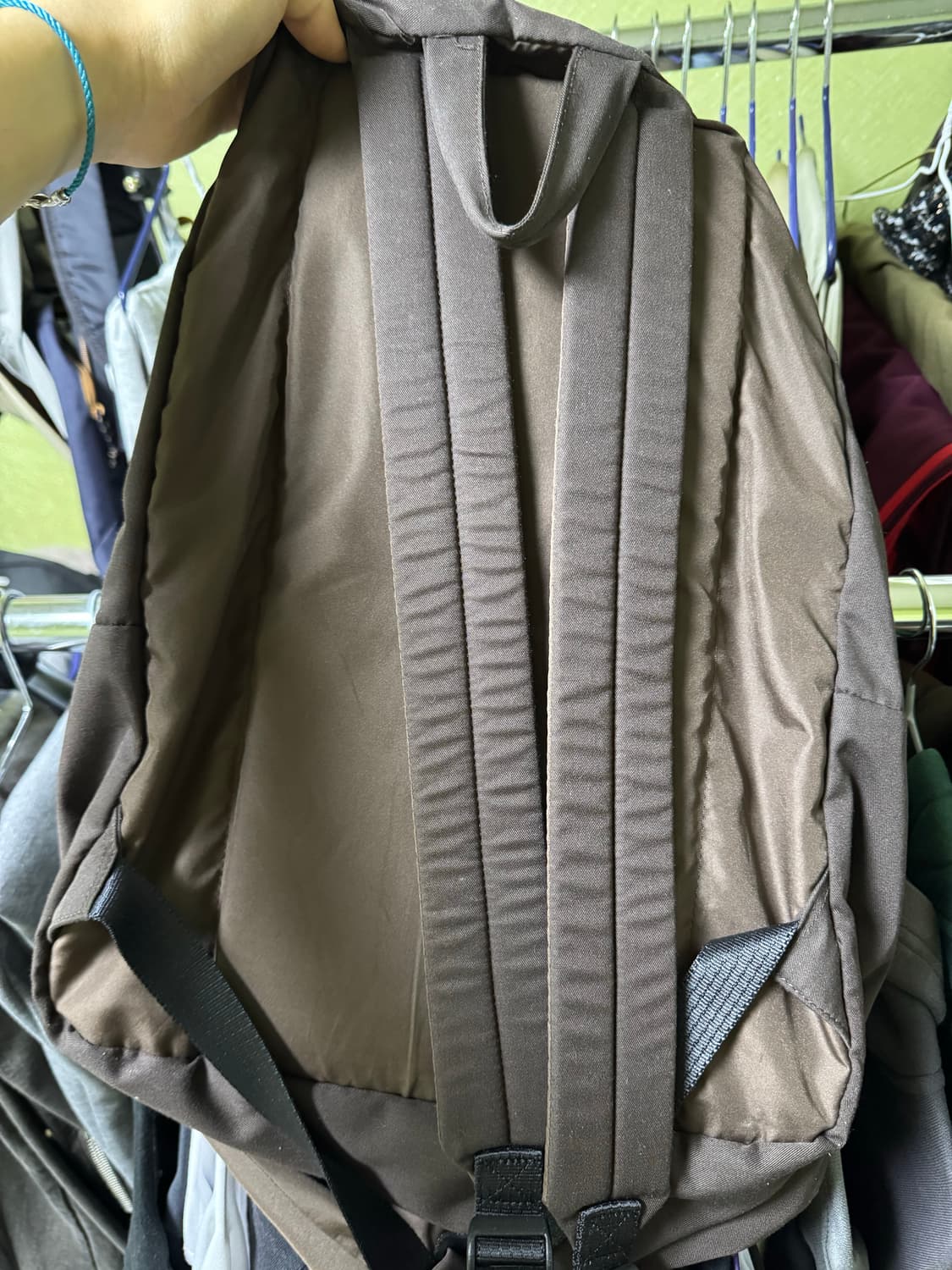 이우가마카라스 브라운 매듭 백팩 상품이미지1