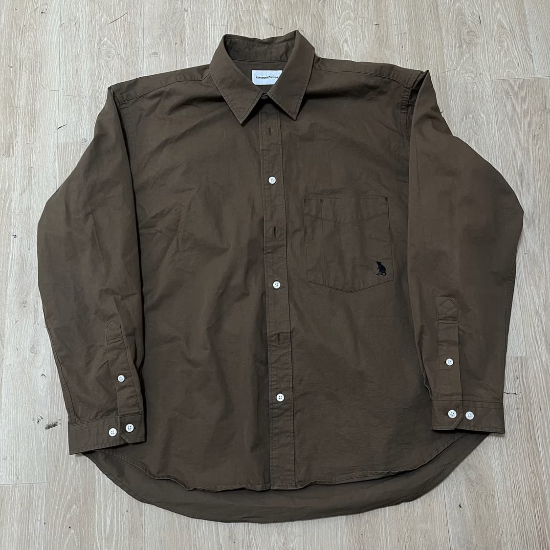 에스피오나지 남성 옥스포드 오버 셔츠 M/95  상품이미지1