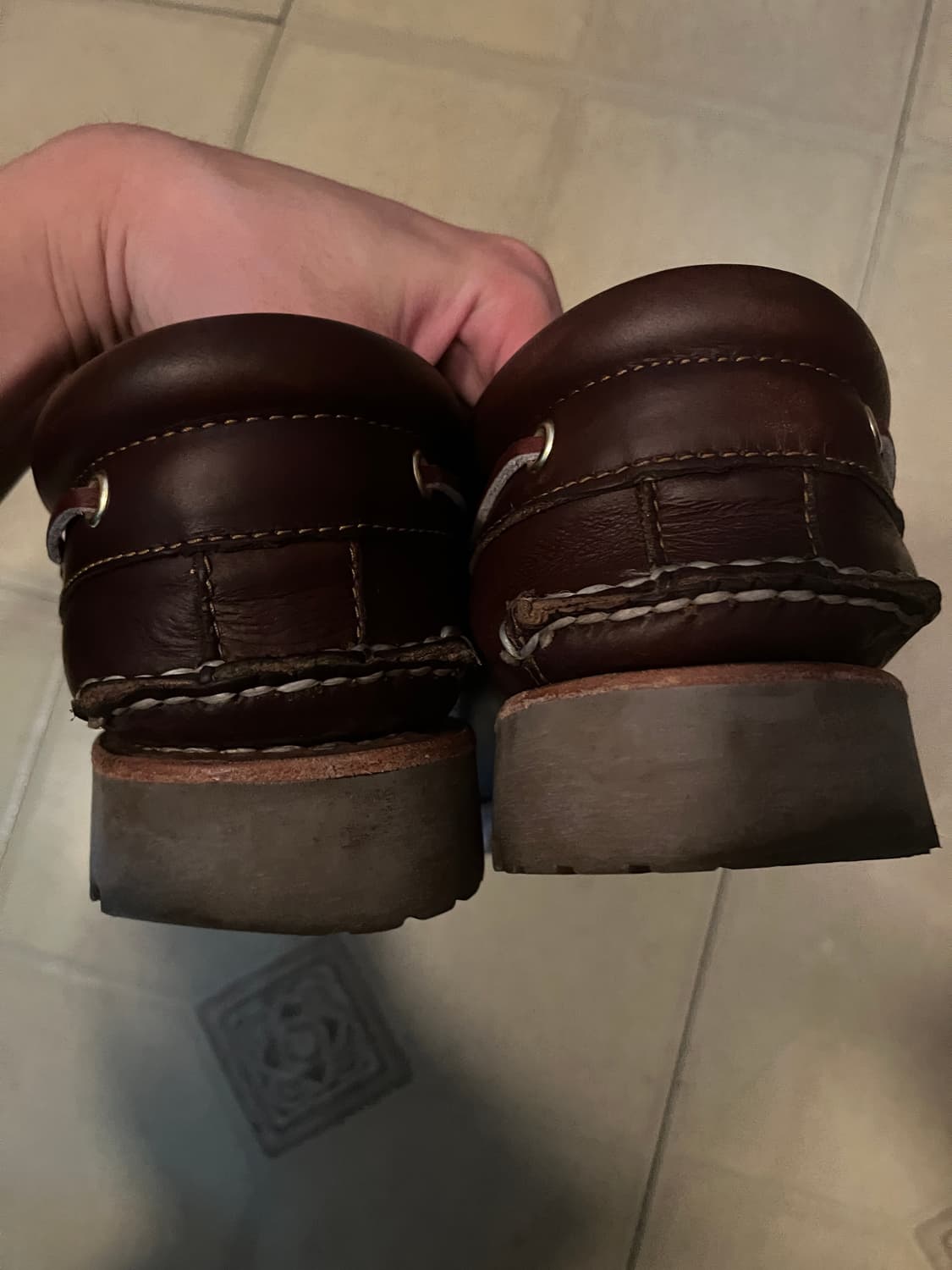 팀버랜드 보트슈즈 3아이 브라운 270 상품이미지2