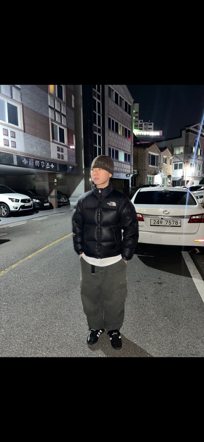 노스페이스 눕시 블랙 패딩 상품이미지4