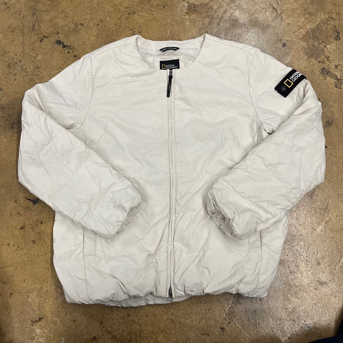 [정품/XL] 내셔널지오그래픽 아이보리 패딩 점퍼 b19 상품이미지2