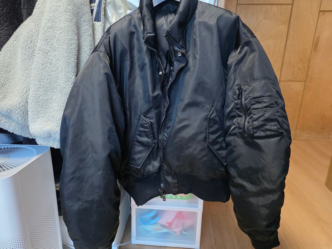 쿠어 스탠드 칼라 넥 다운 푸퍼 L사이즈 상품이미지6