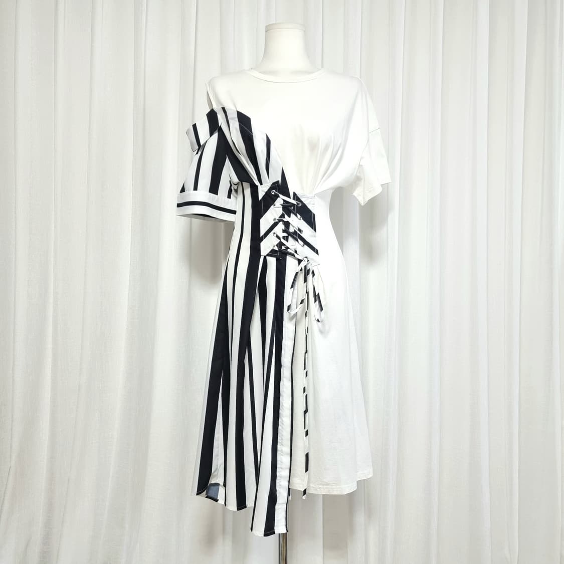 사카이 sacai 언발란스 코르셋 원피스 (55) 상태굿 상품이미지2