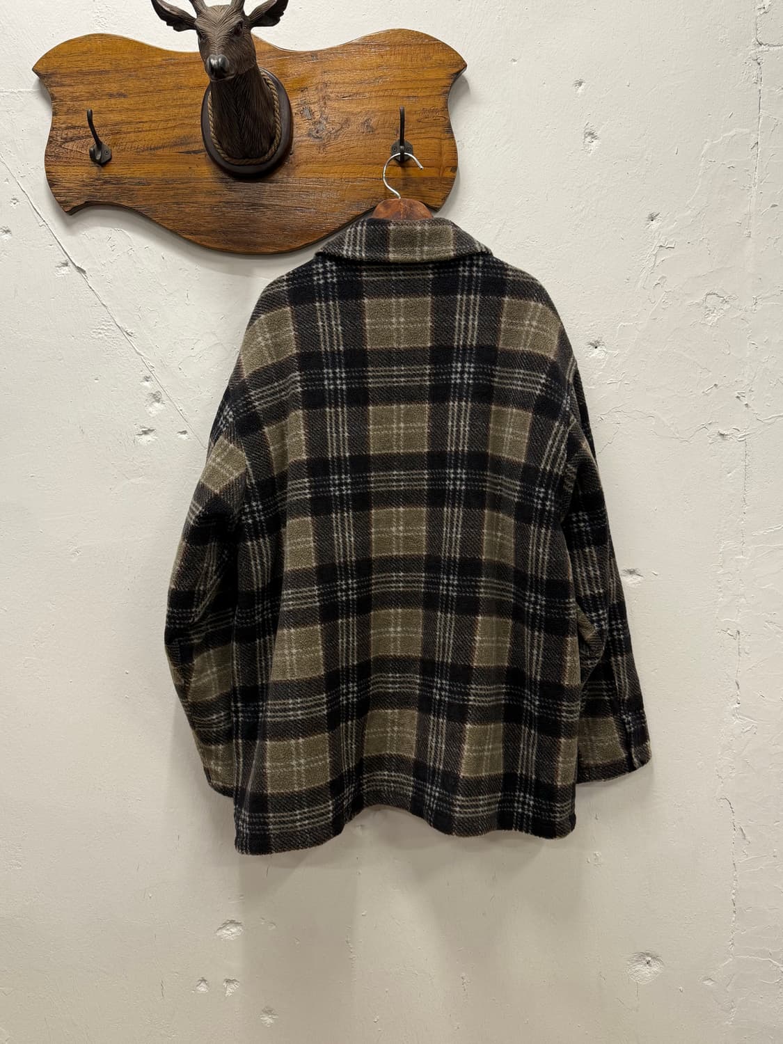 L) Old UNIQLO Plaid Quilted Lined Jacket 상품이미지5