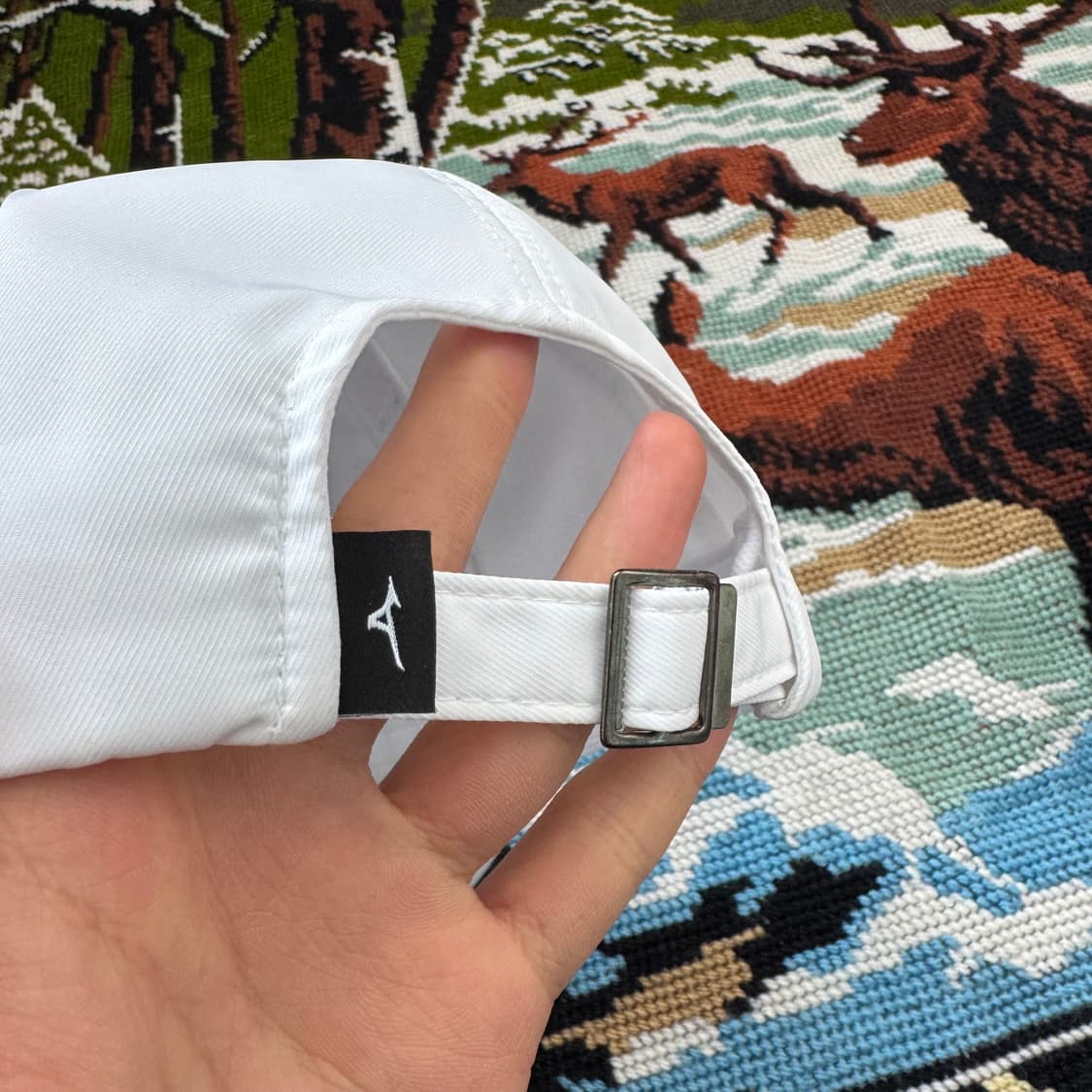 미즈노 화이트 볼캡 상품이미지8