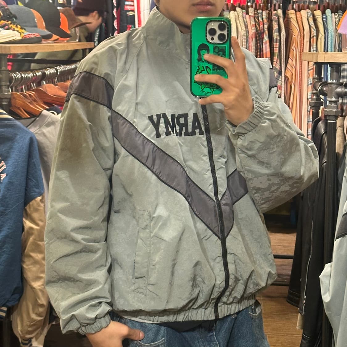 [HI] 아미 바람막이 그레이 상품이미지4