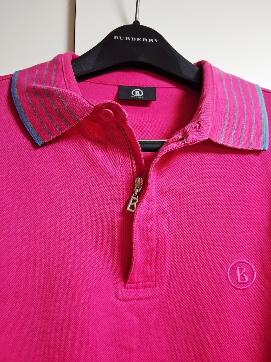 보그너 핑크색 폴로 티셔츠 상품이미지1
