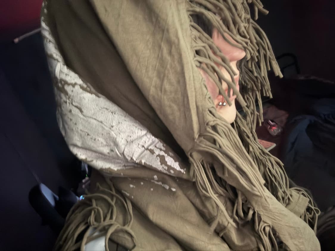 Vintage Punk "Ghillie" graffiti T&scarf 상품이미지1
