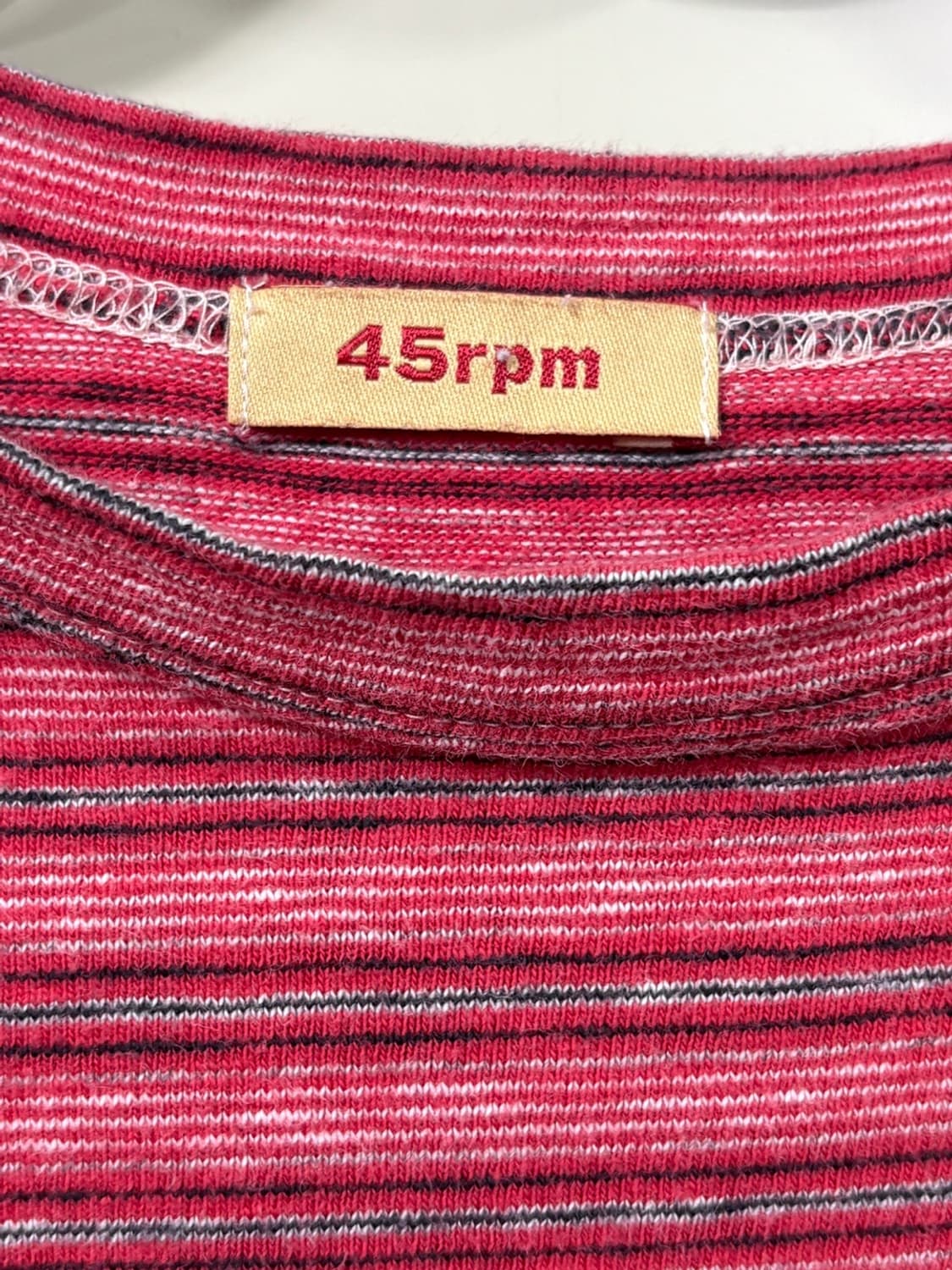 45rpm 여성용 스트라이프 롱슬리브 상품이미지2